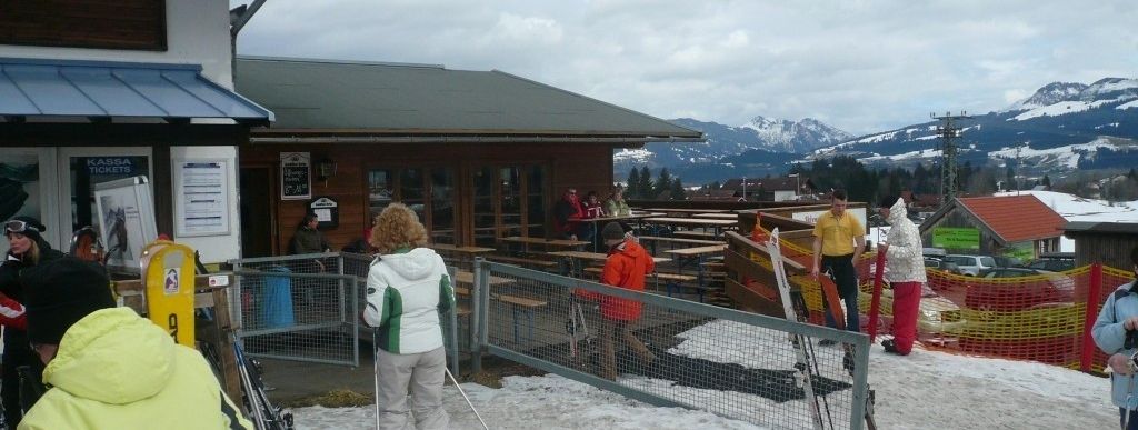 Das „Basislager“ an der Talstation Dorflift (D)!