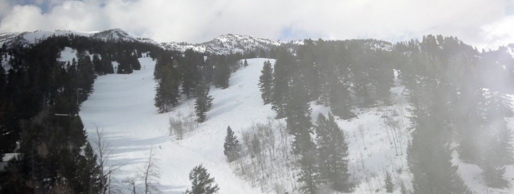 Piste Sundance fotografiert von der Bridger Gondola aus!