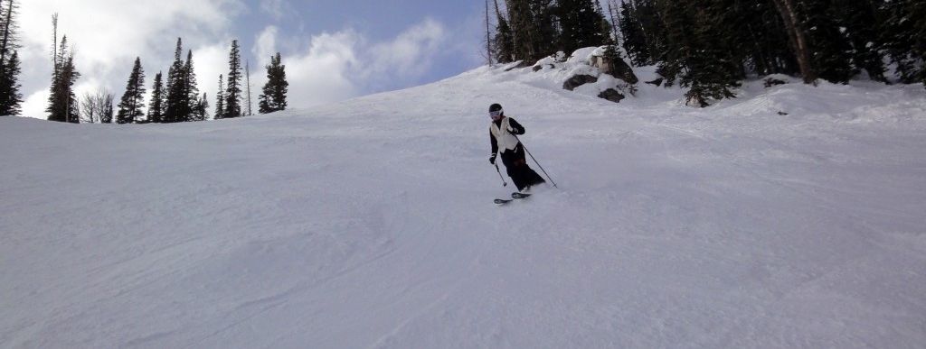 Rund um die Bridger Gondola und am Apres-Vous Sessellift finden sich viele mittelschwere (in USA blau markierte) Abfahrten für den Genussskifahrer.