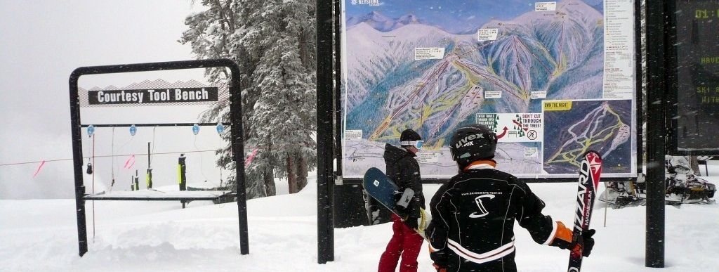 Zurechtfinden auf dem Pistenplan!