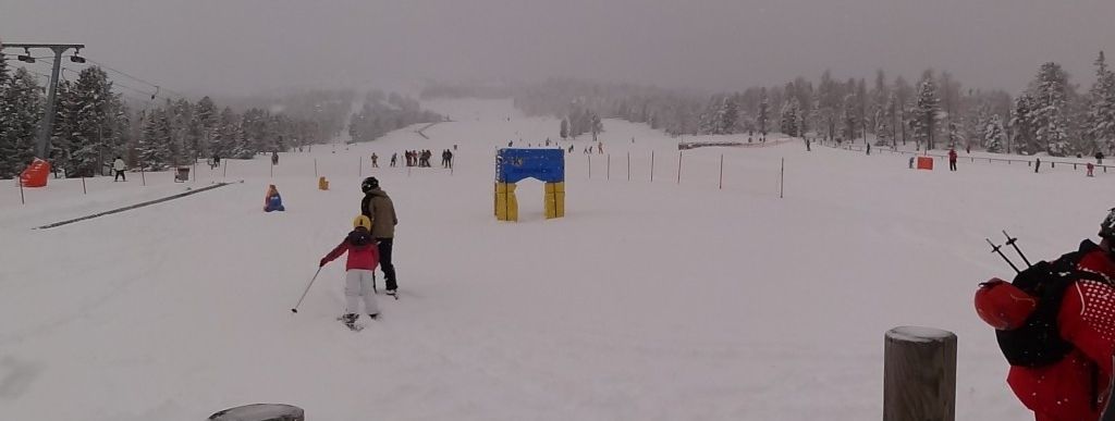 Für die ganz Kleinen: ein Zauberteppich direkt an der Schlepplift Sunshine I (H).