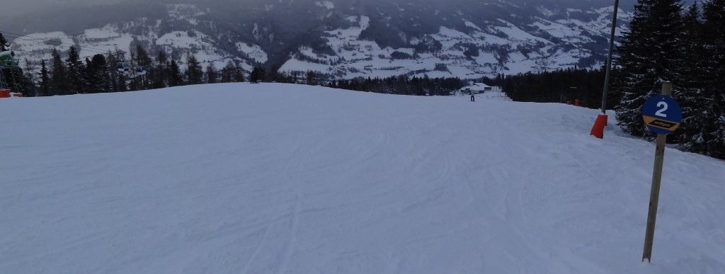 Abfahrt 2 zur Mittelstation.