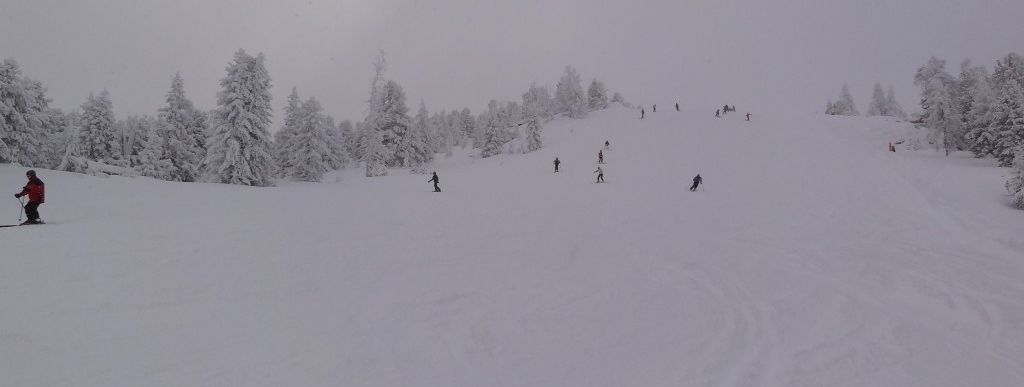 Abfahrt 15 an der 6er Sesselbahn 