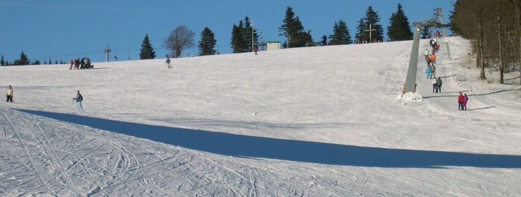 Langer Schlepplift neben der Almwiesenabfhrt