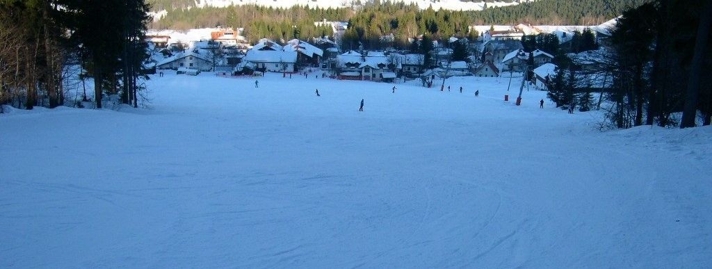 Abfahrt des kleinen Almberg