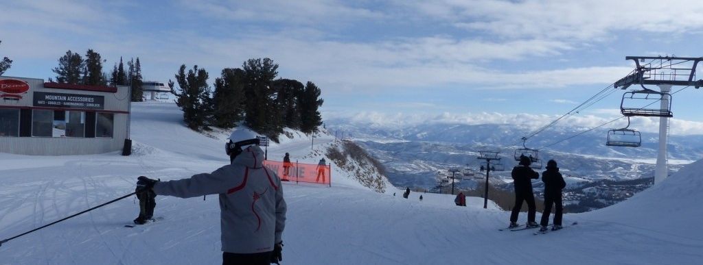 Beginn der über 12 minütigen Homerun Abfahrt