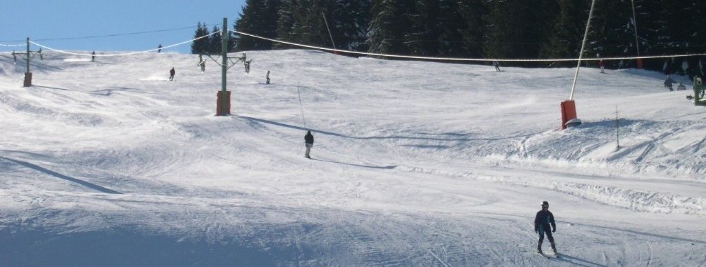 Flache und breite Pisten finden sich vor allem um Avoriaz und auf der Abfahrt nach Morzine!
