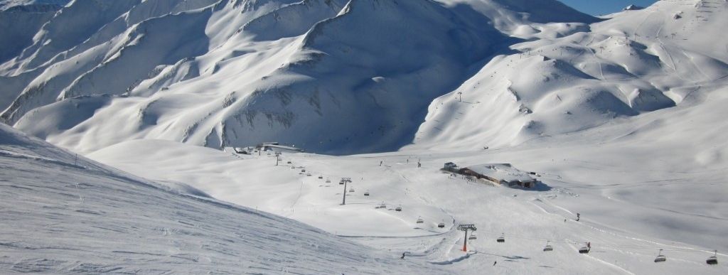 Blick auf den Bereich um die Arrezjochbahn