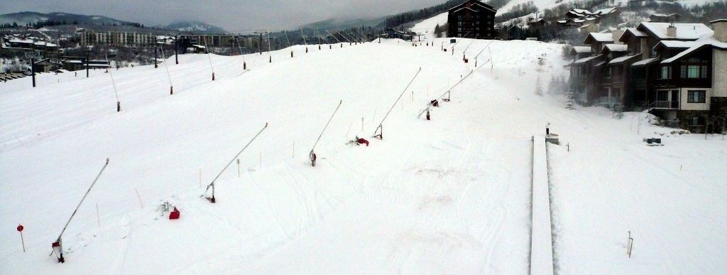 Anfängerbereich im Tal unterhalb der