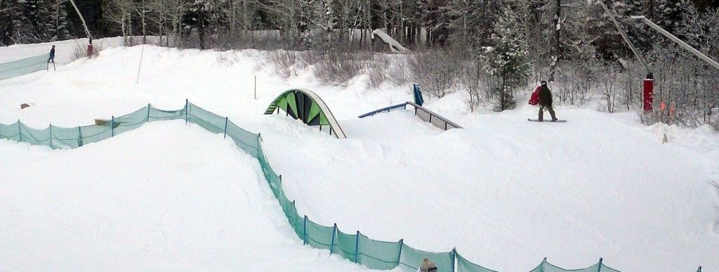 Kleiner Funpark für die leichteren Sprünge!