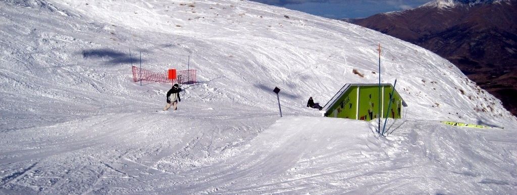 rail in the terrain-park