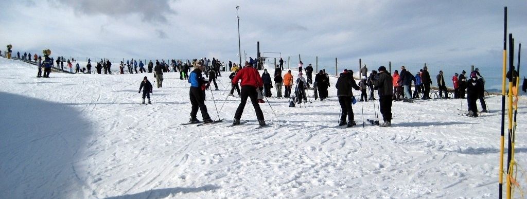 Beginners area at the base