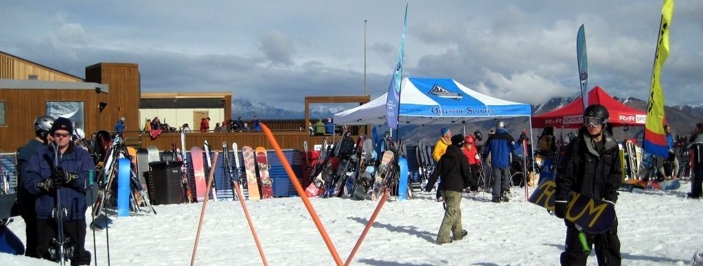 test boards at the base