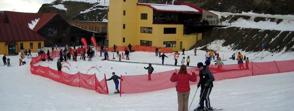 Beginner area right at the base!