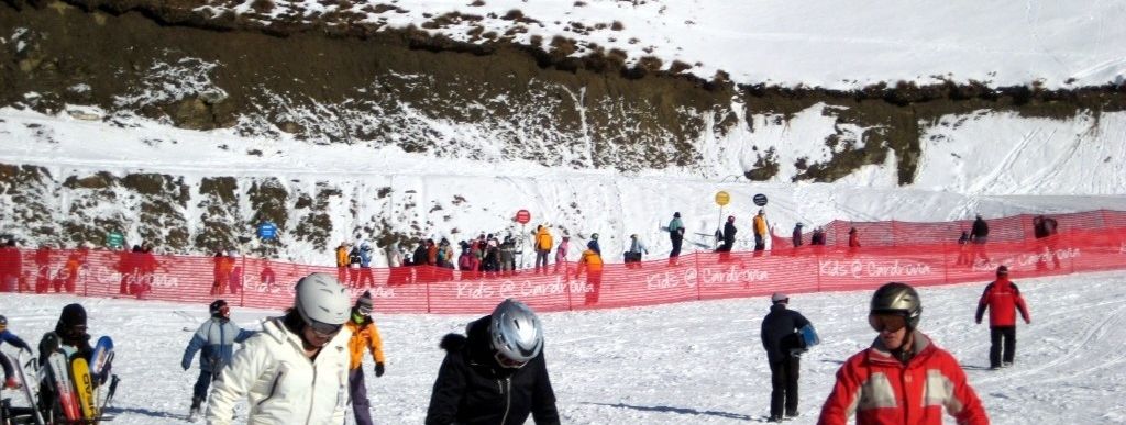 Beginners area at the base