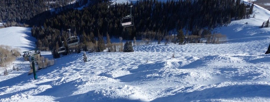 View of the Domingo run