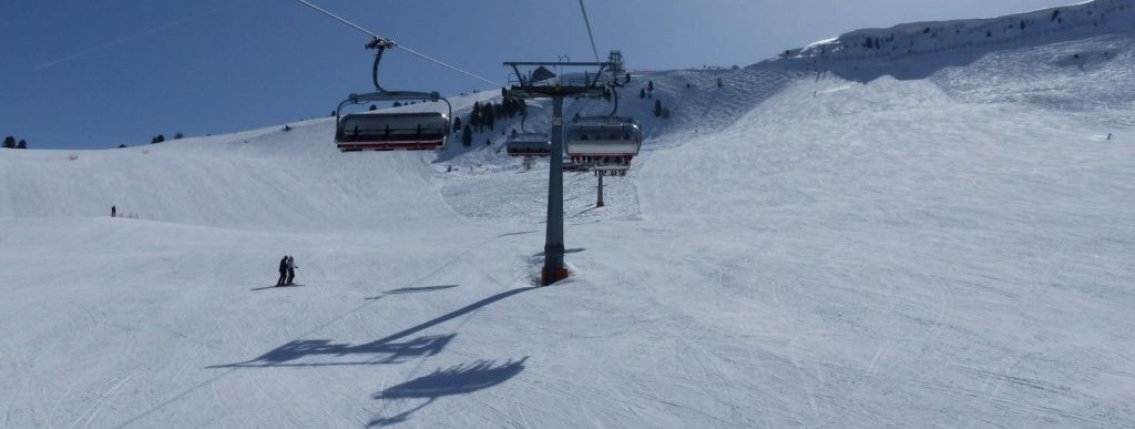 Slopes at the Sochers-Ciampinoi chair lift