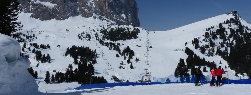 Beginner and terrain park areas