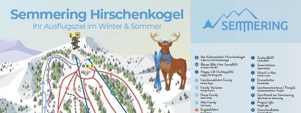 Pistenplan Semmering Hirschenkogel