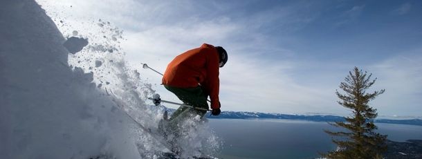 Backcountry skiing in an amazing environment.