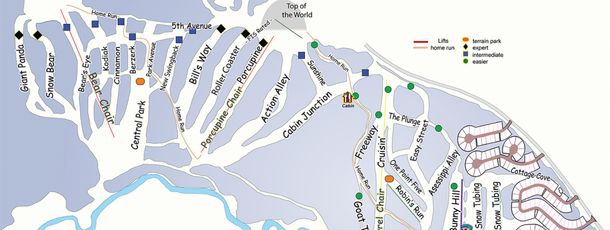 Pistenplan Asessippi Ski Area