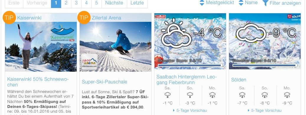 Wie wird das Wetter in den österreichischen Skigebieten?