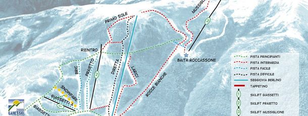 Information about the ski resort Garessio Colle di Casotto