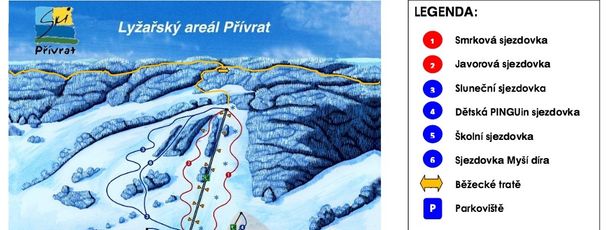 Detaillierte Infos zum Skiurlaub im Skigebiet Privrat