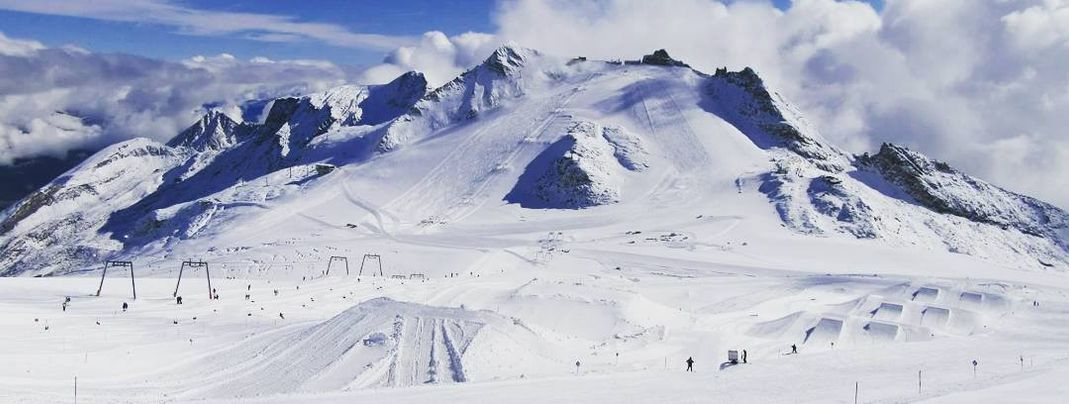 20 Pistenkilometer erwarten Wintersportler in Hintertux. Auch der Betterpark ist geshaped.