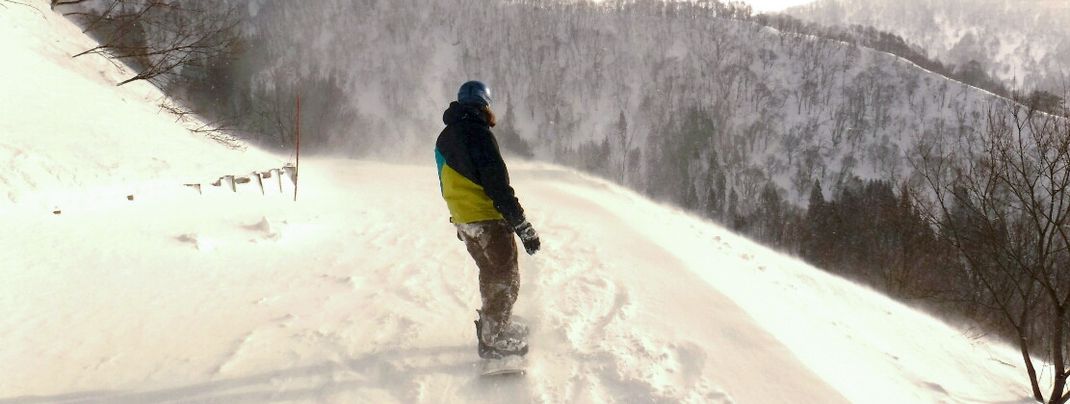 In the Karasawa area there are easy and quiet slopes.