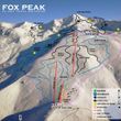 Pistenplan Fox Peak Ski Area