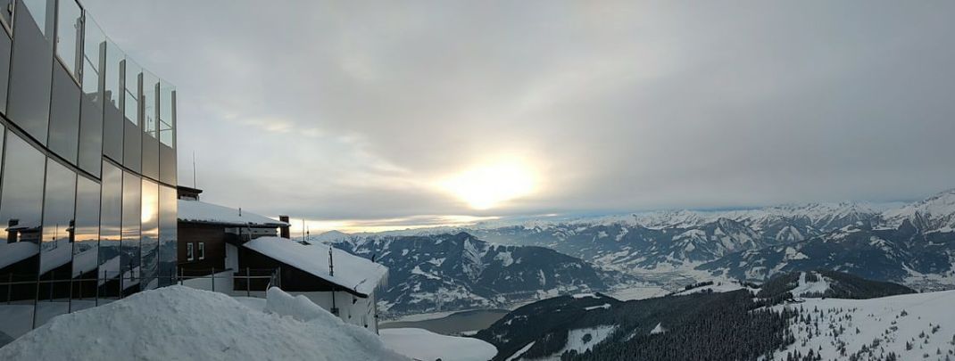 Den Zeller See immer im Blick haben Wintersportler auf der Schmittenhöhe.