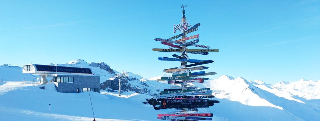 Wie im tiefsten Winter: ein Traumpanorama Anfang April in Ischgl.