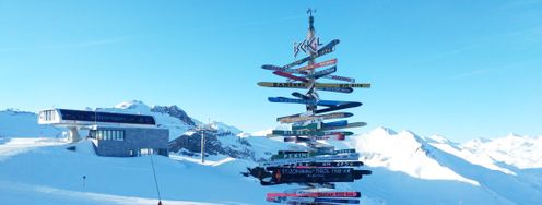 Wie im tiefsten Winter: ein Traumpanorama Anfang April in Ischgl.