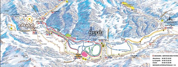 Loipenübersicht Abondance