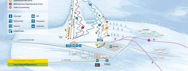 Information on Cross-Country Skiing at Filipovice