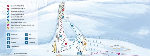 Information about the ski resort Filipovice