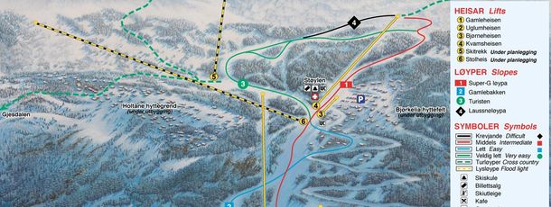 Information about the ski resort Jolster