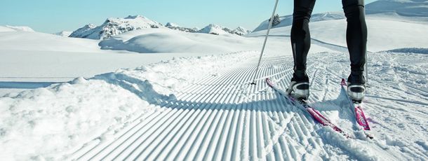 Ein Highlight unter den Kitzbüheler Loipen ist die Sportloipe.