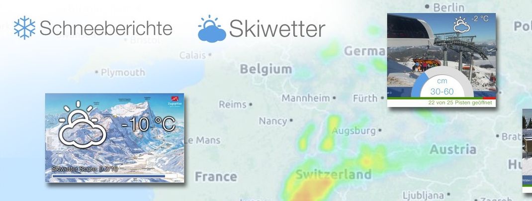 Das neue Skigebiete-Test.de: Schnee, Wetter und Co.