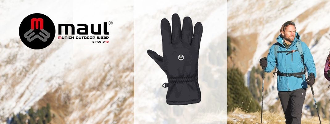 Gewinne jetzt einen Unisex Softshell-Handschuh von Maul!