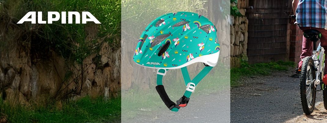 Gewinne einen sicheren Alpina-Kinderradhelm