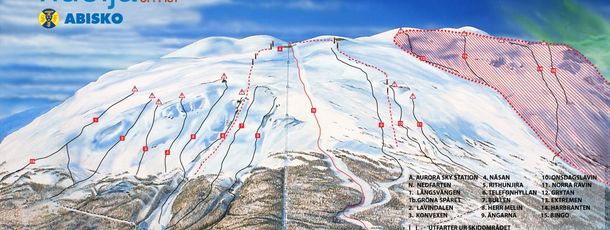 Detaillierte Infos zum Skiurlaub im Skigebiet Abisko Nuolja