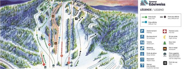 Information about the ski resort Sommet Edelweiss