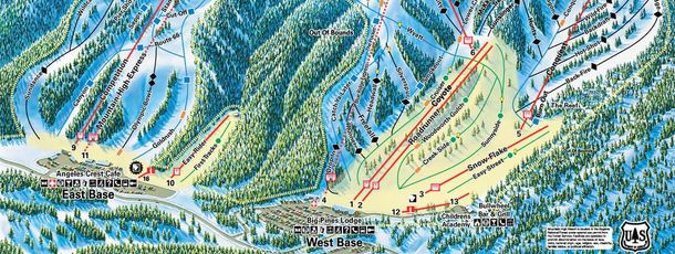 Information about the ski resort Mountain High Resort