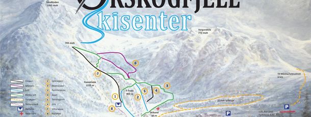 Detaillierte Infos zum Skiurlaub im Skigebiet Orskogfjellet
