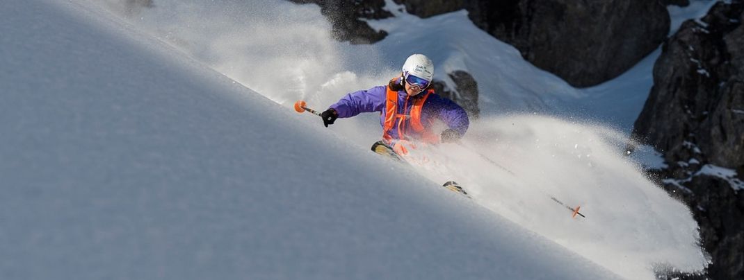 Lorraine Huber trainiert meist am Arlberg.