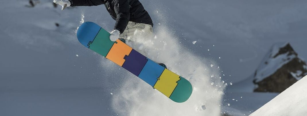 Snowboardfahren im Kleinwalsertal