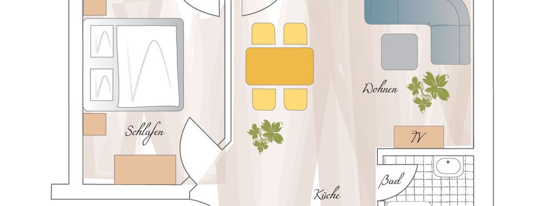 Grundriß Apartment 07