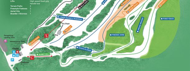 Trail Map Mount Sima
